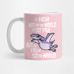 Pterodactyl Girl Dinosaur Mug